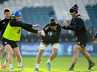 Leinster back training for Mon...
